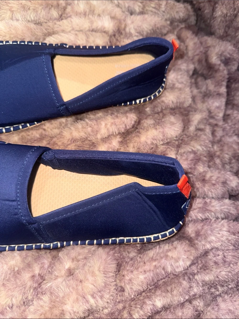 Sea Star waterproof espadrilles. Navy. Size 10. NWT